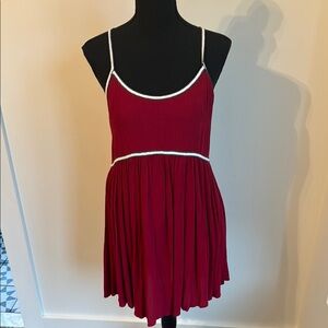 Entro Red and White Dress